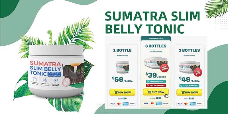 Pricing of Sumatra Slim Belly Tonic